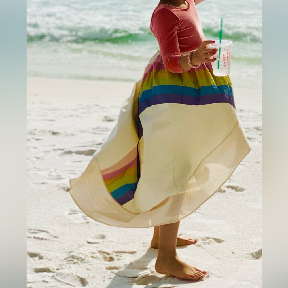 Pleiades Rainbow Pink Velvet Dress